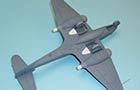Pattern/prototype model of a Gloster Meteor F1/F3 1940s jet fighter