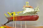 A 100th scale suction dredger model for IHC Merwede