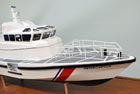 An exhibition model of a patrol and rescue boat concept