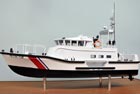 Side view of a patrol boat model