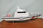 An exhibition model of a patrol and rescue boat concept