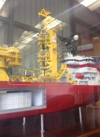 Sapura Diamante 1/100 scale cutaway model