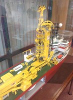 Sapura Diamante 1/100 scale cutaway model