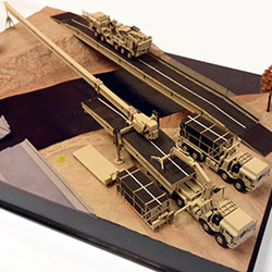 Exhibition model of a transformer